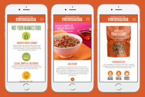Cocomama Responsive Website Design