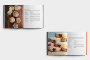 Homemade Doughnuts Cookbook Design